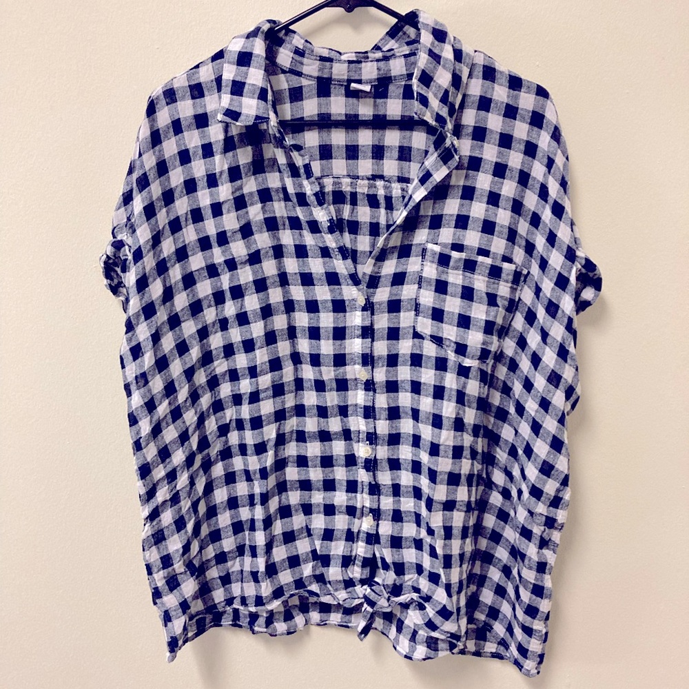 Old Navy Checkered Top